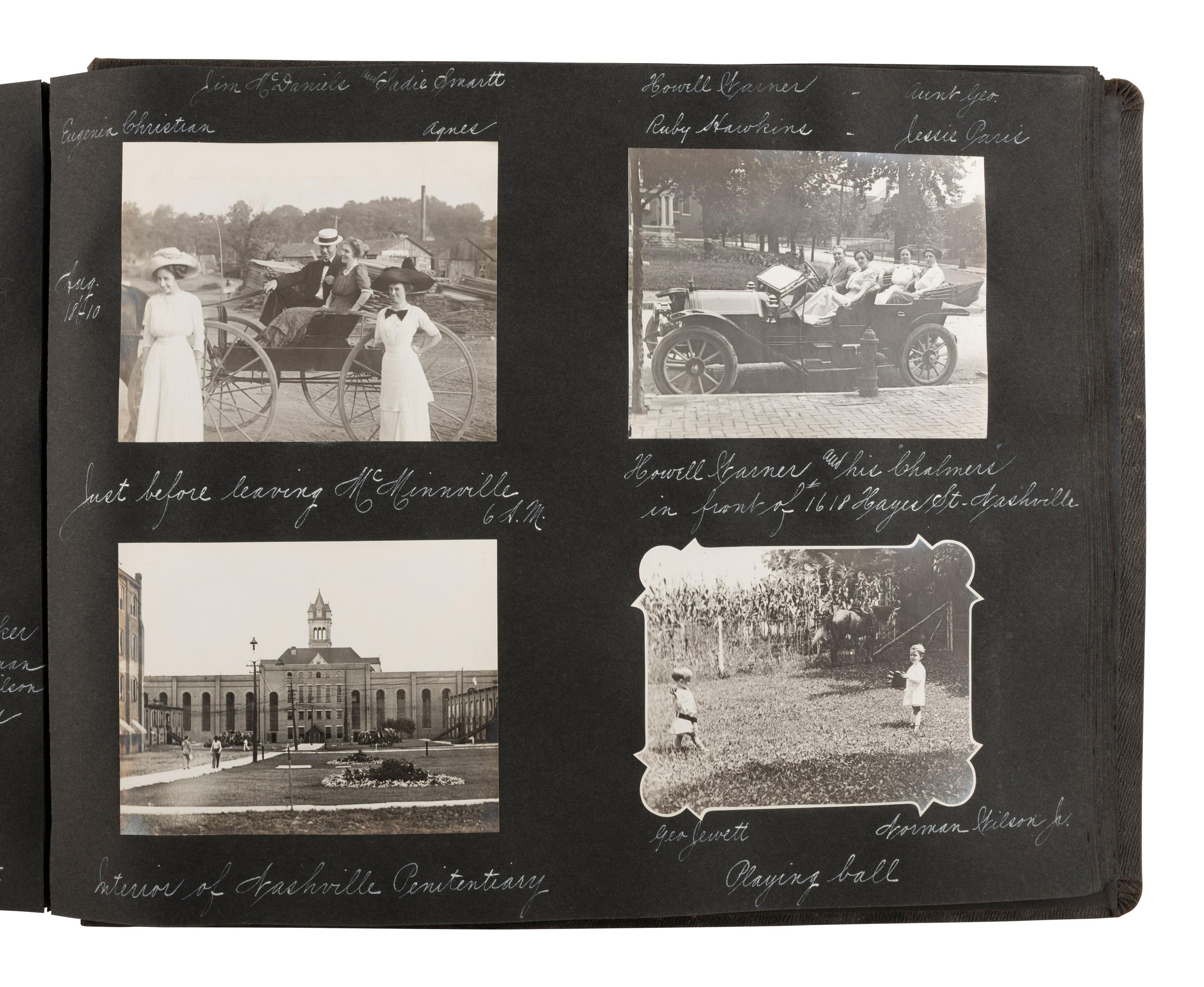 [PHOTO.] Album feat. images of Hudson Fulton Celebration, plains, auto races, and Black subjects.