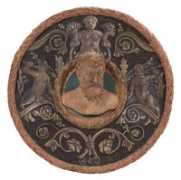 A Set of Four Italian Renaissance Style Plaster Roundels Diameter 27 inches. — 20TH CENTURY