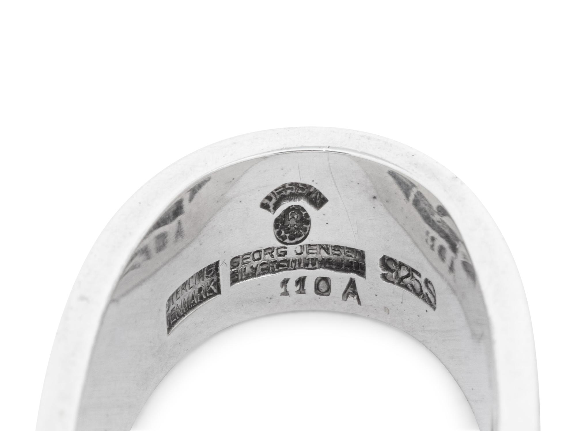 A Georg Jensen Silver Napkin Ring