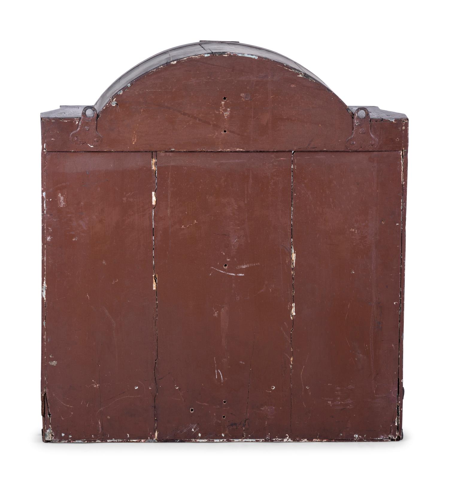 A Queen Anne Molded Oak Table Top Display Cabinet