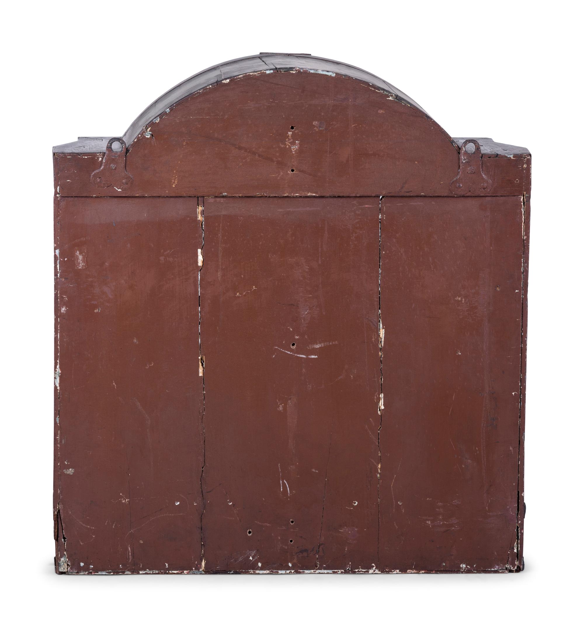 A Queen Anne Molded Oak Table Top Display Cabinet