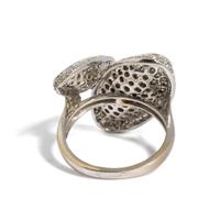 DIAMOND, COLORED DIAMOND, YELLOW SAPPHIRE, AND WHITE GOLD RING