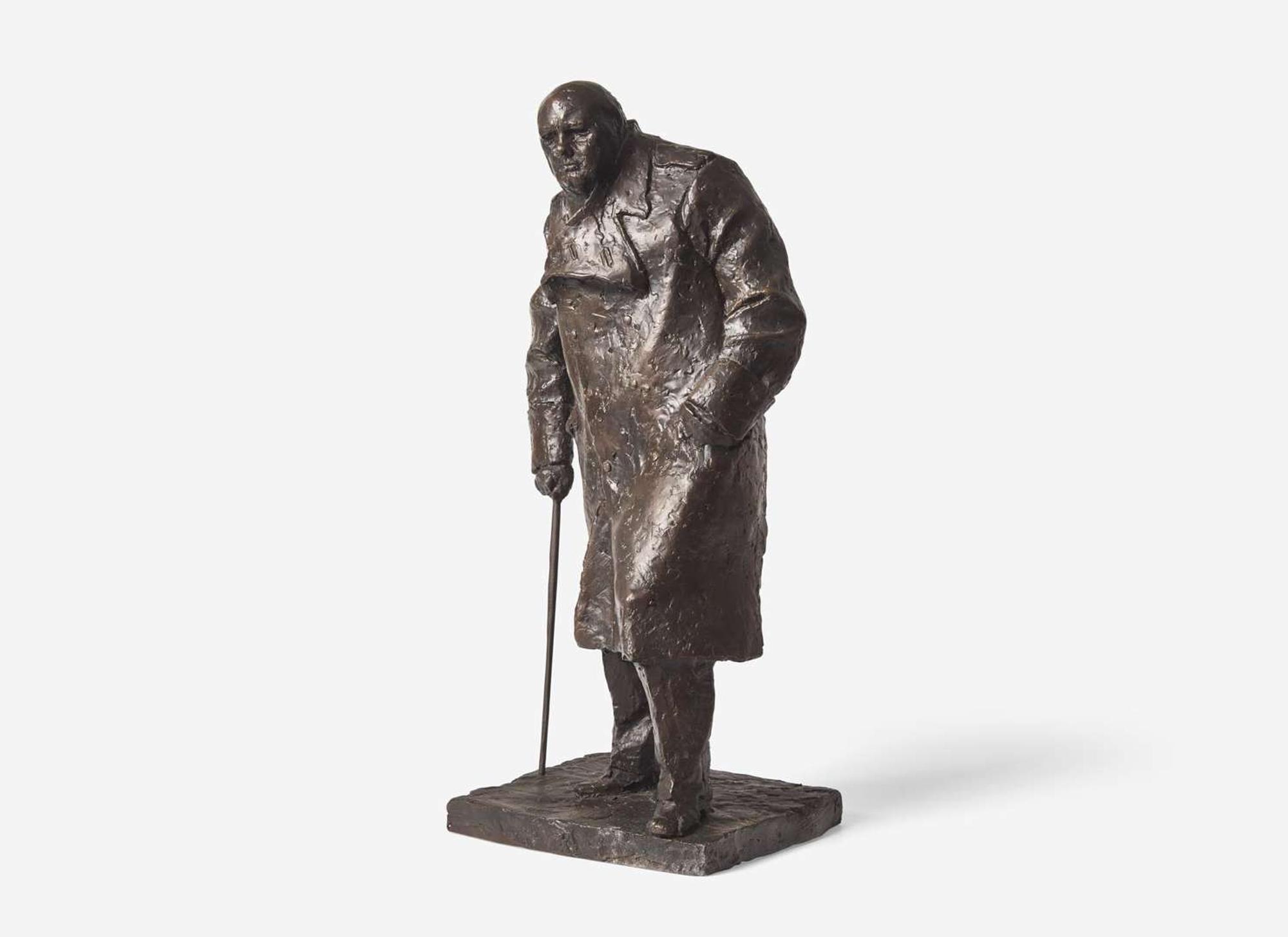 Ivor Roberts-Jones (British, 1916-1996) - Sir Winston Churchill, Maquette for the Monument in Parliament Square