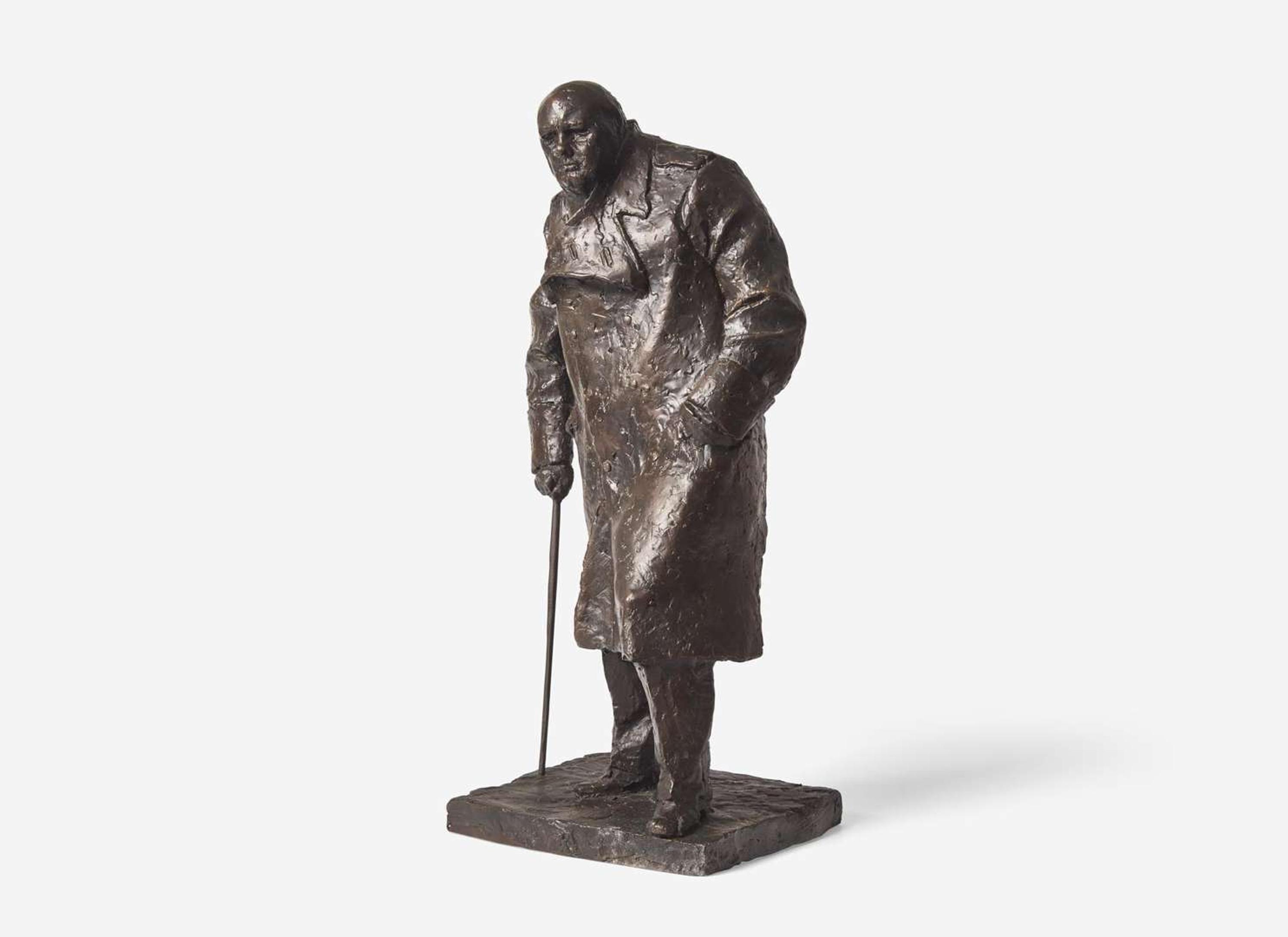 Ivor Roberts-Jones (British, 1916-1996) - Sir Winston Churchill, Maquette for the Monument in Parliament Square
