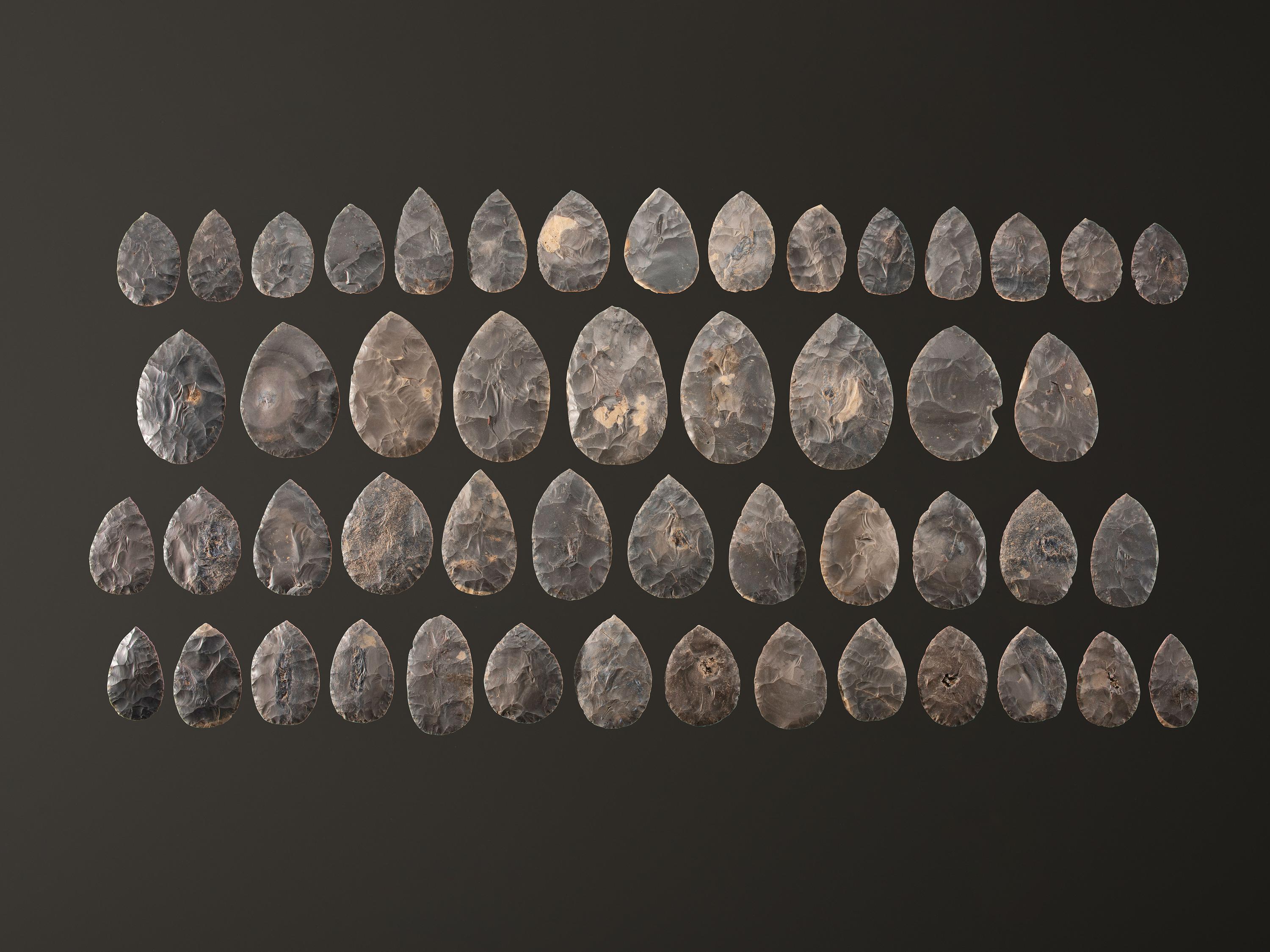 A Large Cache of Hornstone Blades