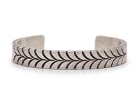 A Sterling Silver Cuff Bracelet, Sally Yazzie,