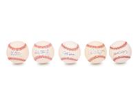 A Group of Over 70 New York Yankees Signed Autograph Baseballs,