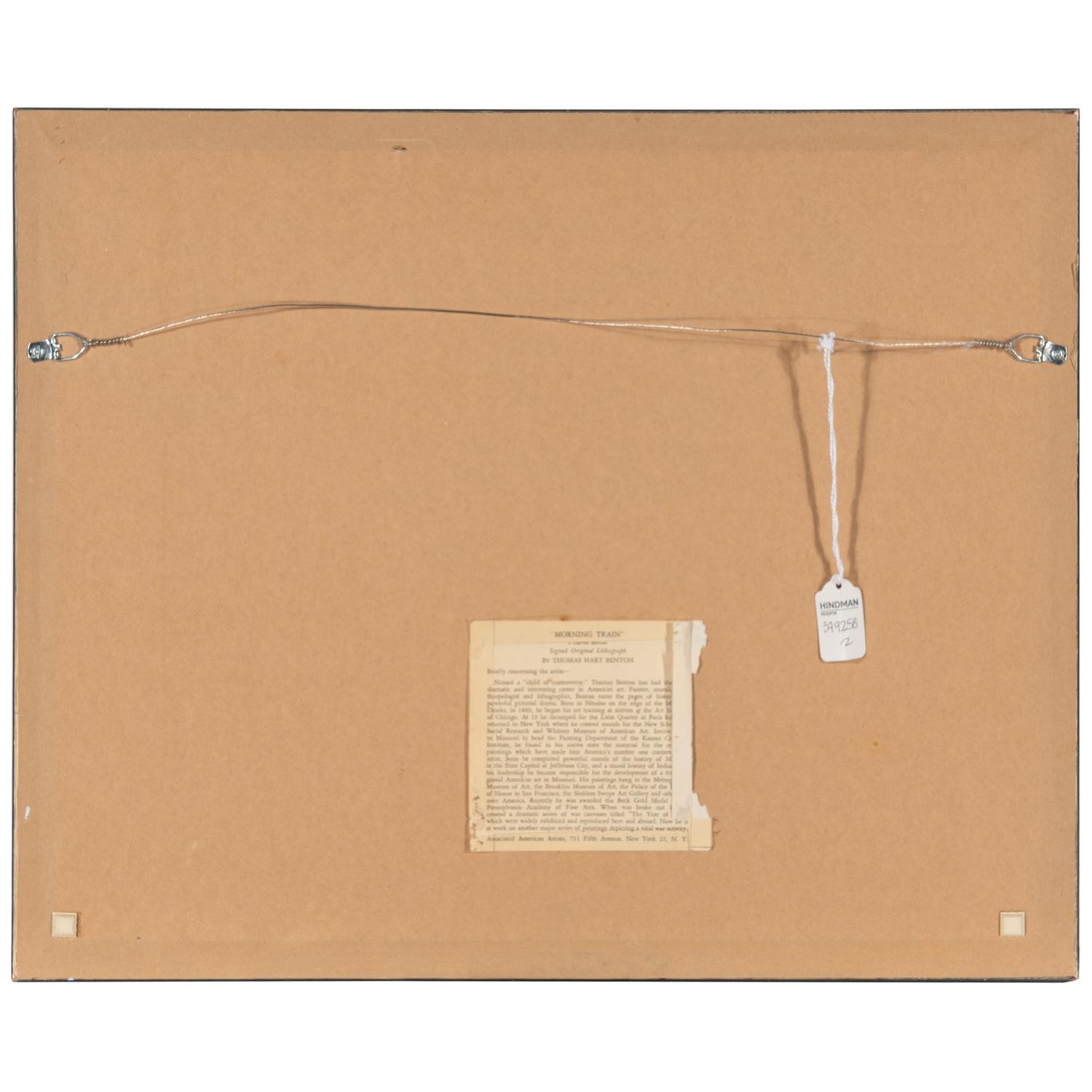 Thomas Hart Benton (American, 1889-1975) — Morning Train , 1943