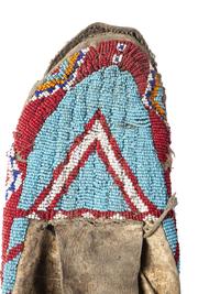 Sioux Beaded Hide Moccasins
