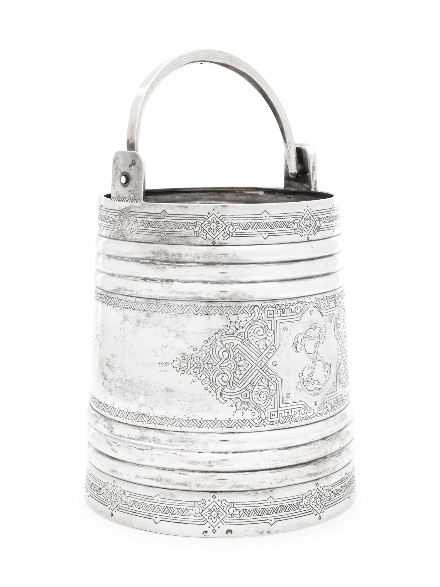 A Russian Silver Wine Cooler
