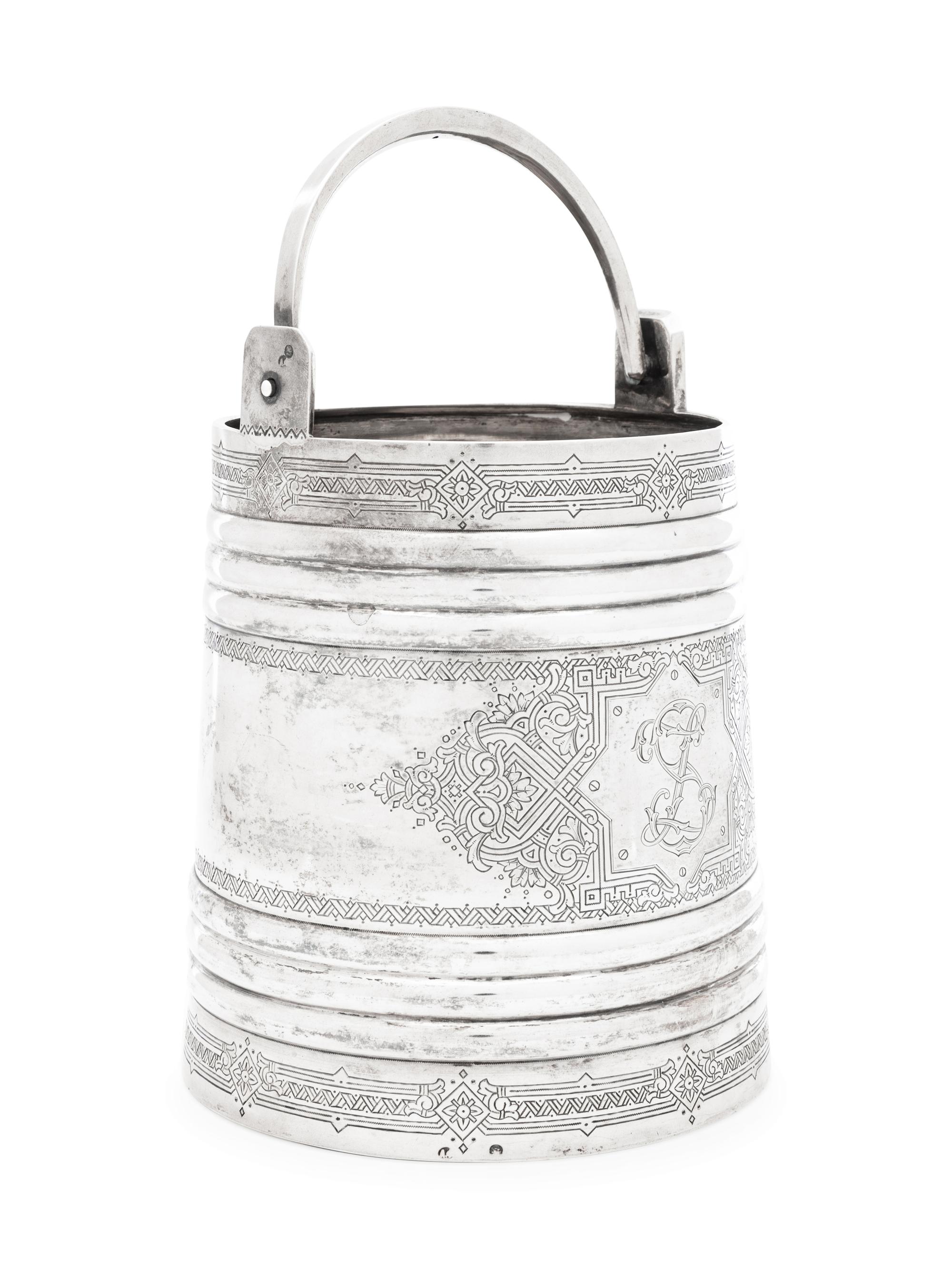A Russian Silver Wine Cooler