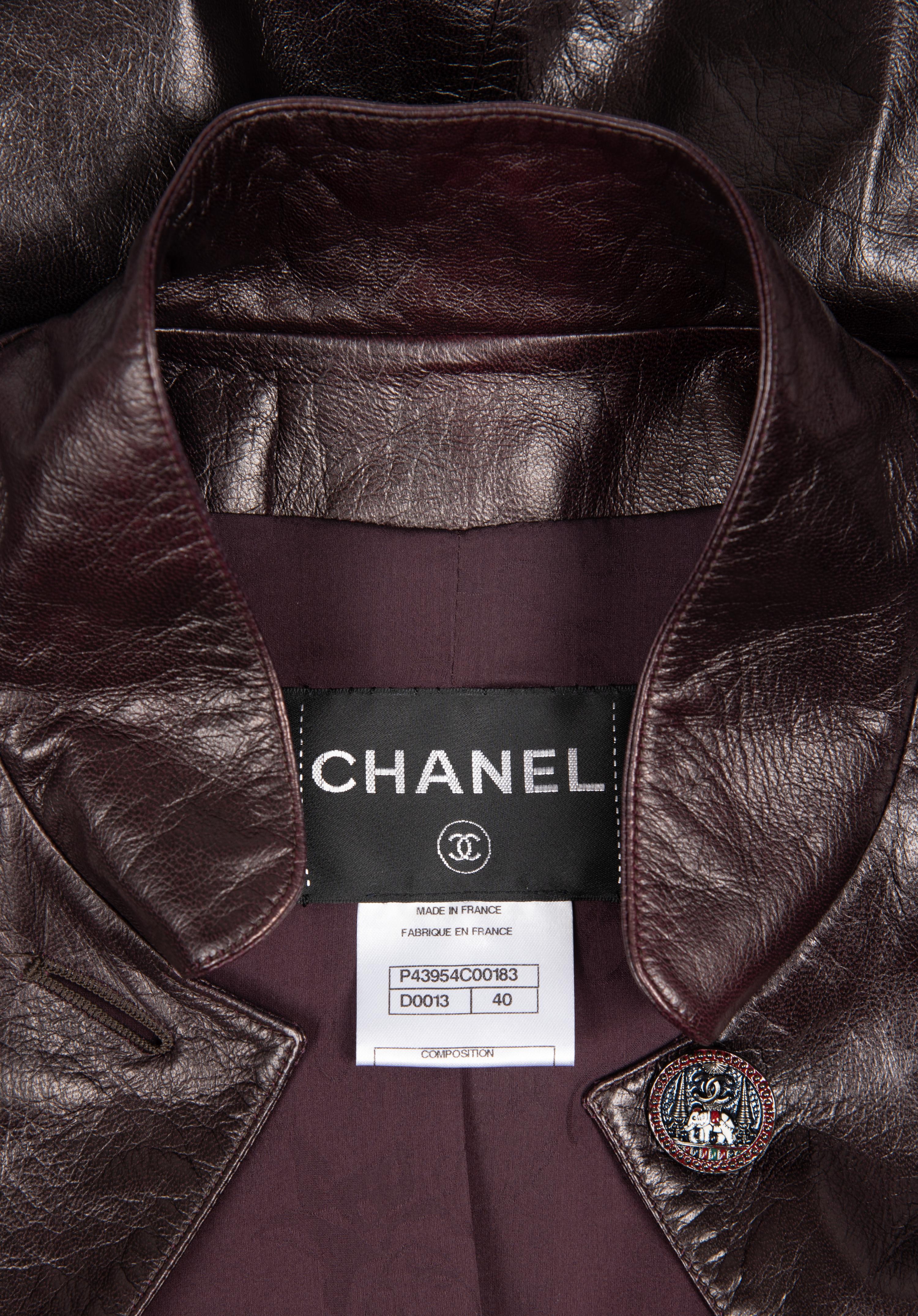 Chanel Leather Coat, Autumn 2012
