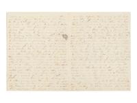 LINCOLN, Abraham (1809-1865). Autograph letter signed ("A. Lincoln") to Jesse O. Norton. Springfield, Illinois, 16 February 1855.