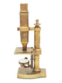 A French Brass Microscope