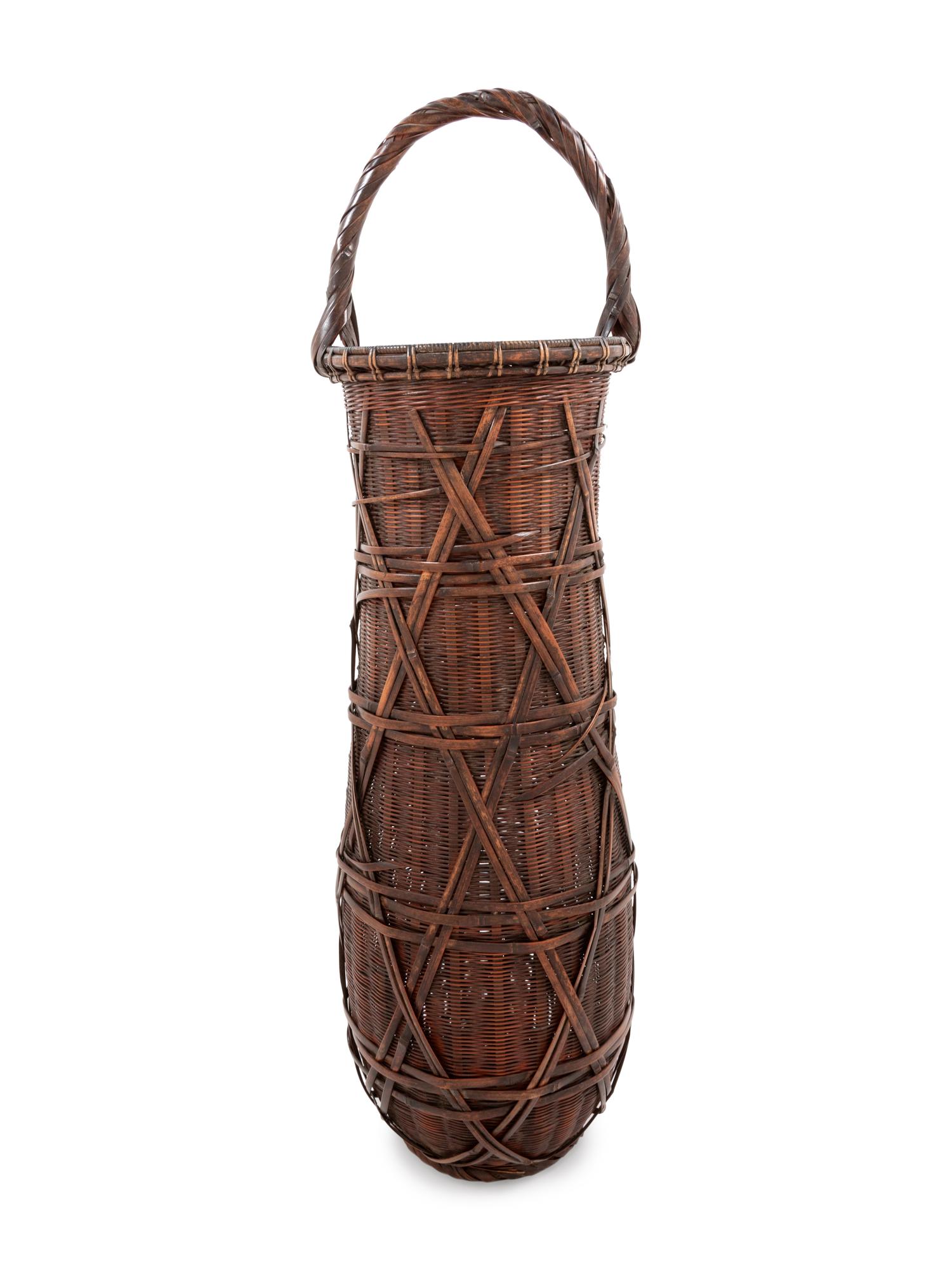 A Bamboo Flower Arranging Basket