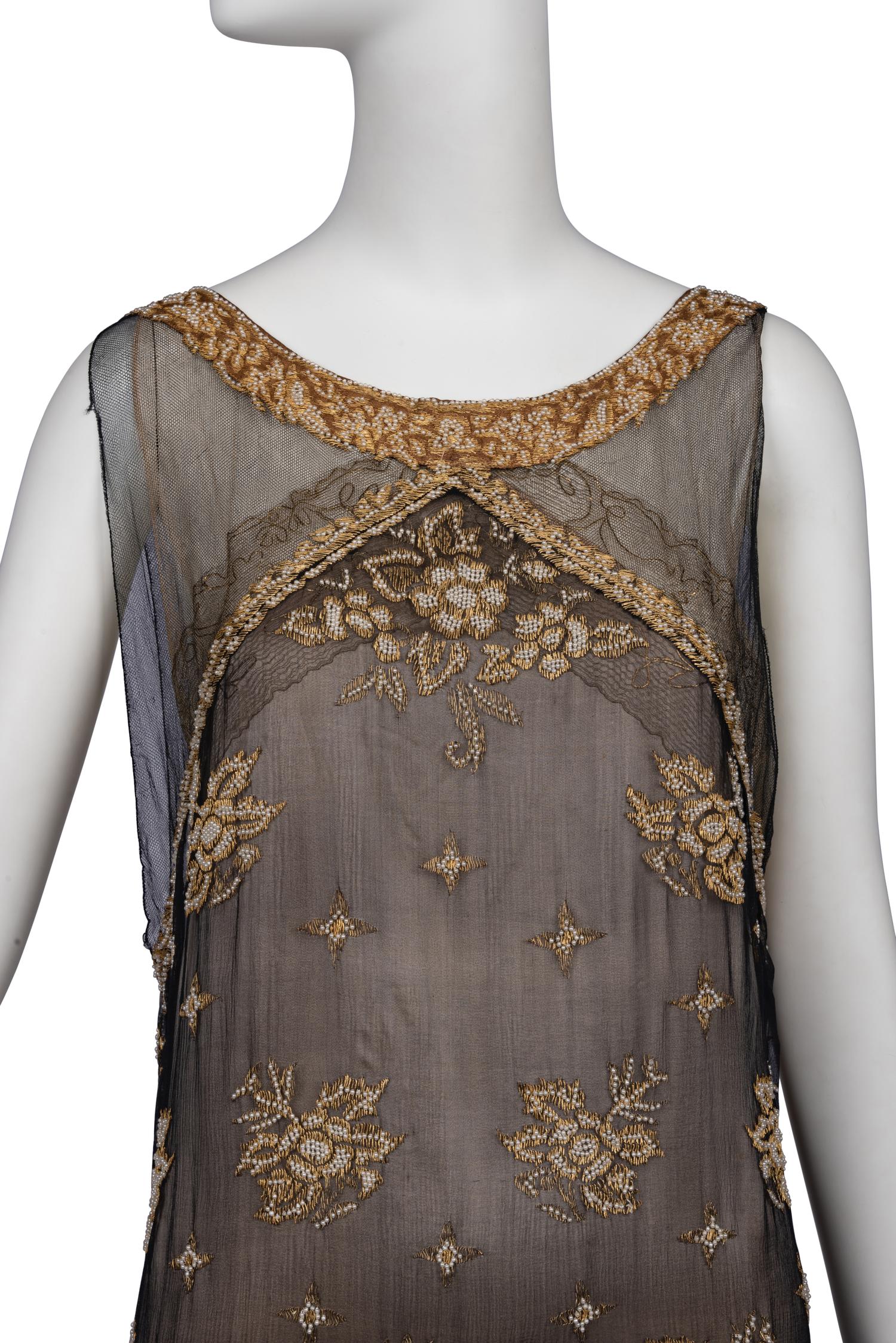 Callot Soeurs Dress & Slip, 1920s