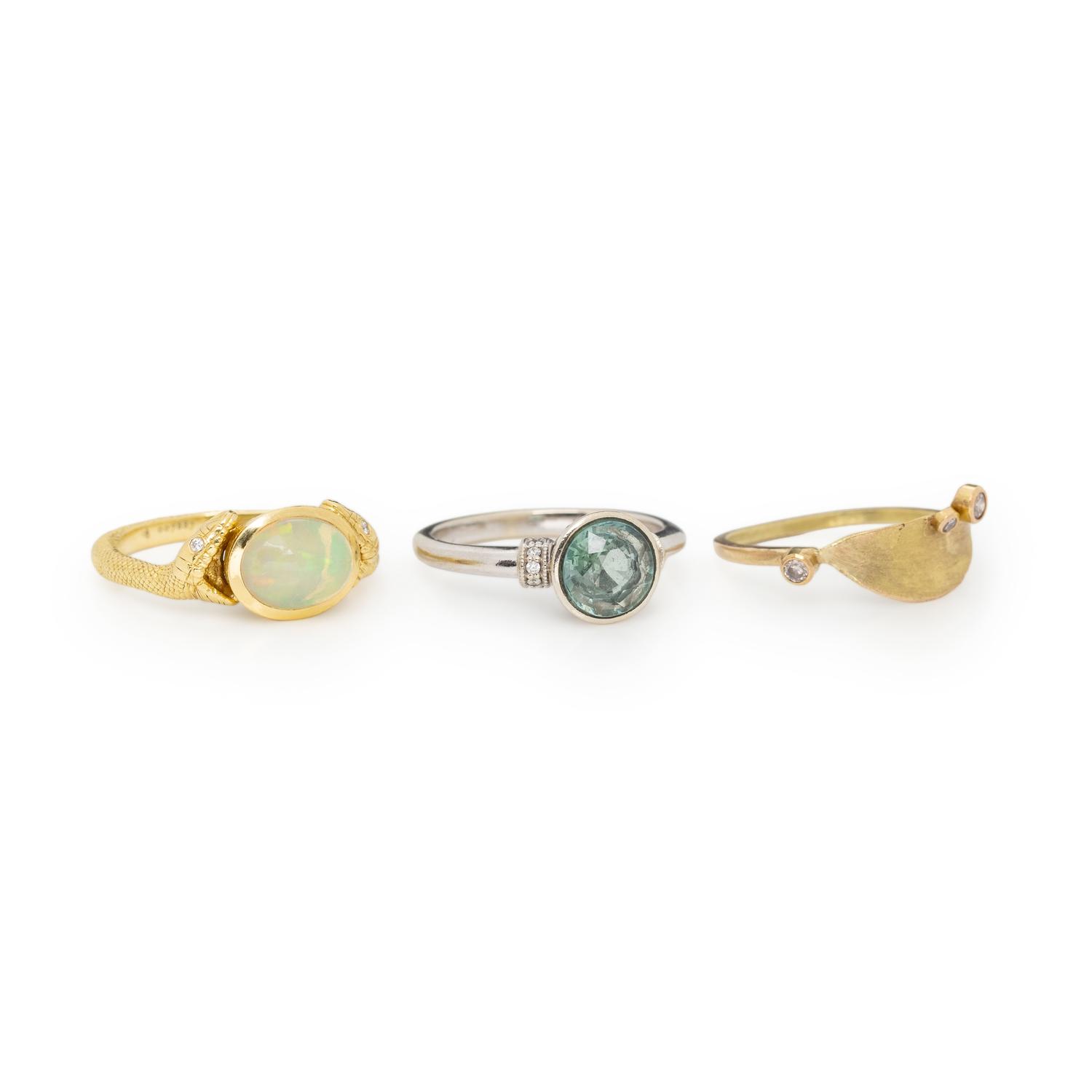 COLLECTION OF MULTIGEM RINGS