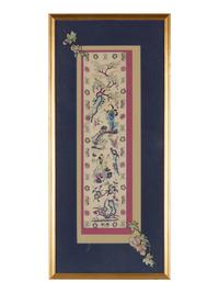 10 Chinese Embroidered and Woven Silk Articles