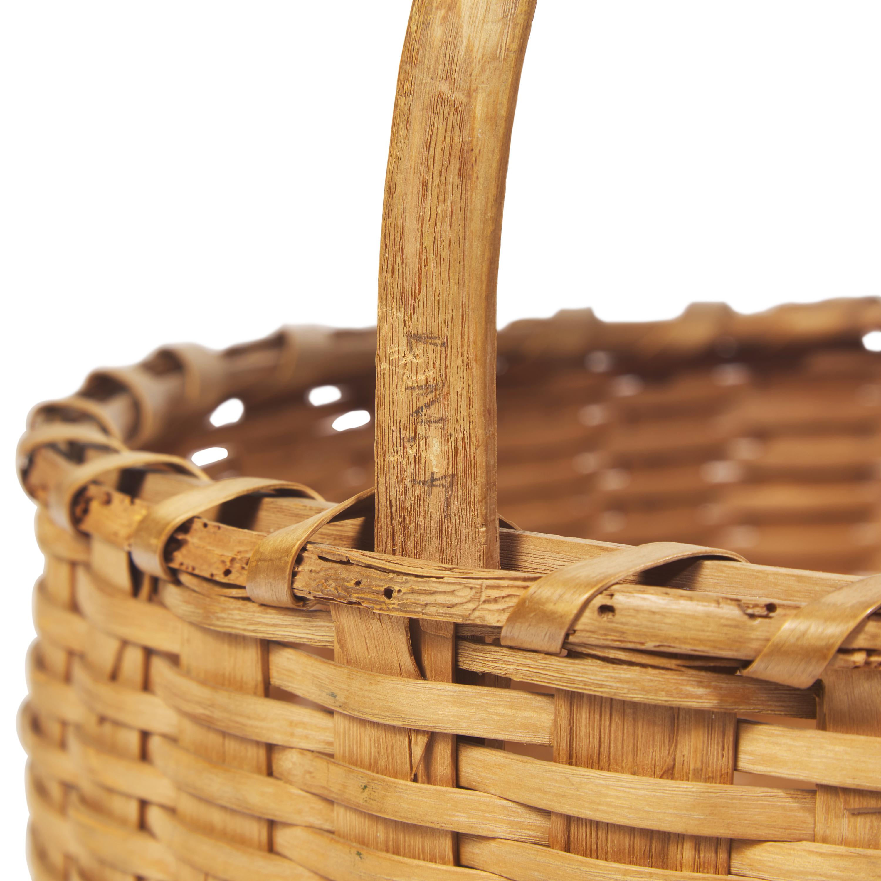 Two Shaker Utility Baskets: A Gathering and Laundry Basket
