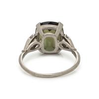 Alexandrite and Diamond Ring