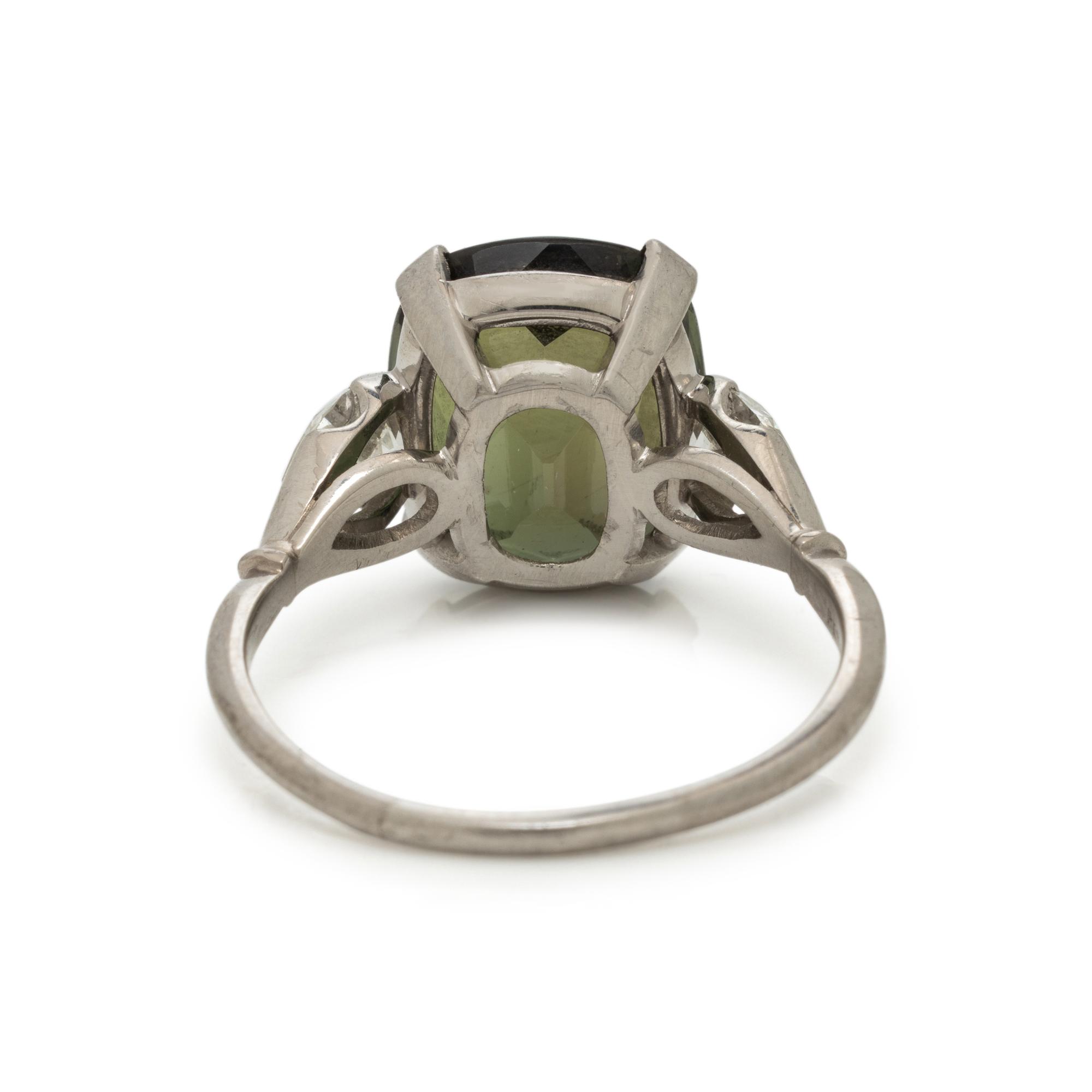 Alexandrite and Diamond Ring
