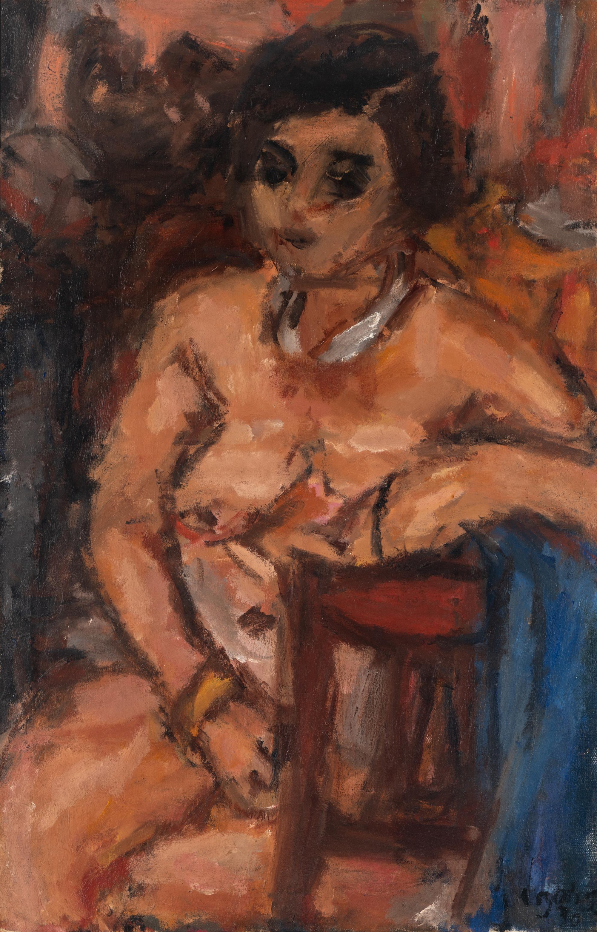 Nu assis , c. 1926