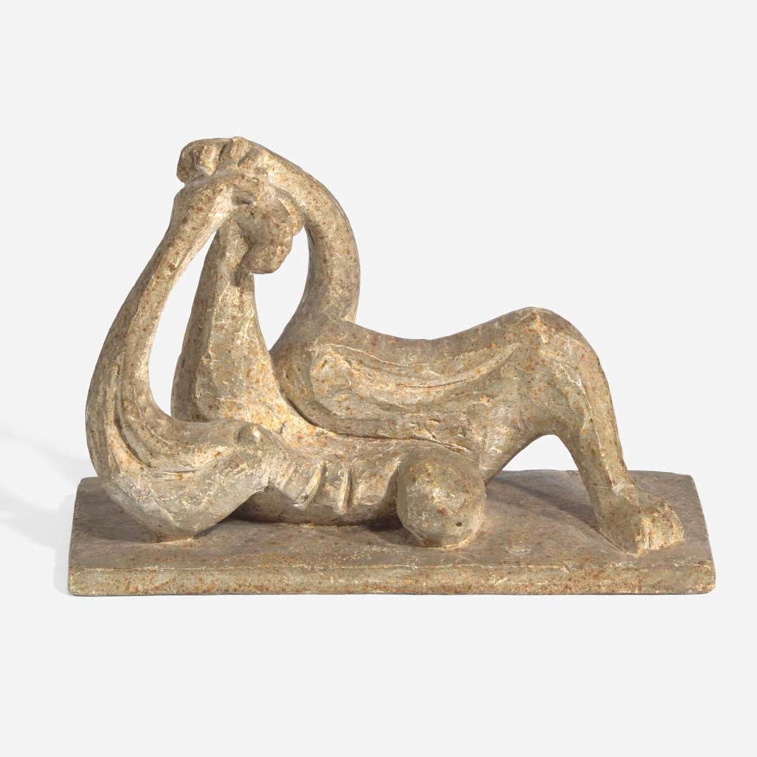 Jacques Lipchitz (American/French, 1891-1973) Study for Hagar: Maquette Number 2