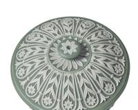 A Wedgwood Green and White Jasperware Covered Bowl