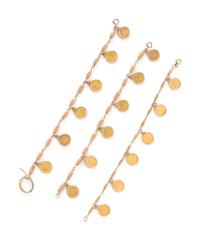 YELLOW GOLD COIN JEWELRY SUITE