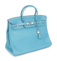 Hermès Turquoise Leather Birkin Bag, 2007