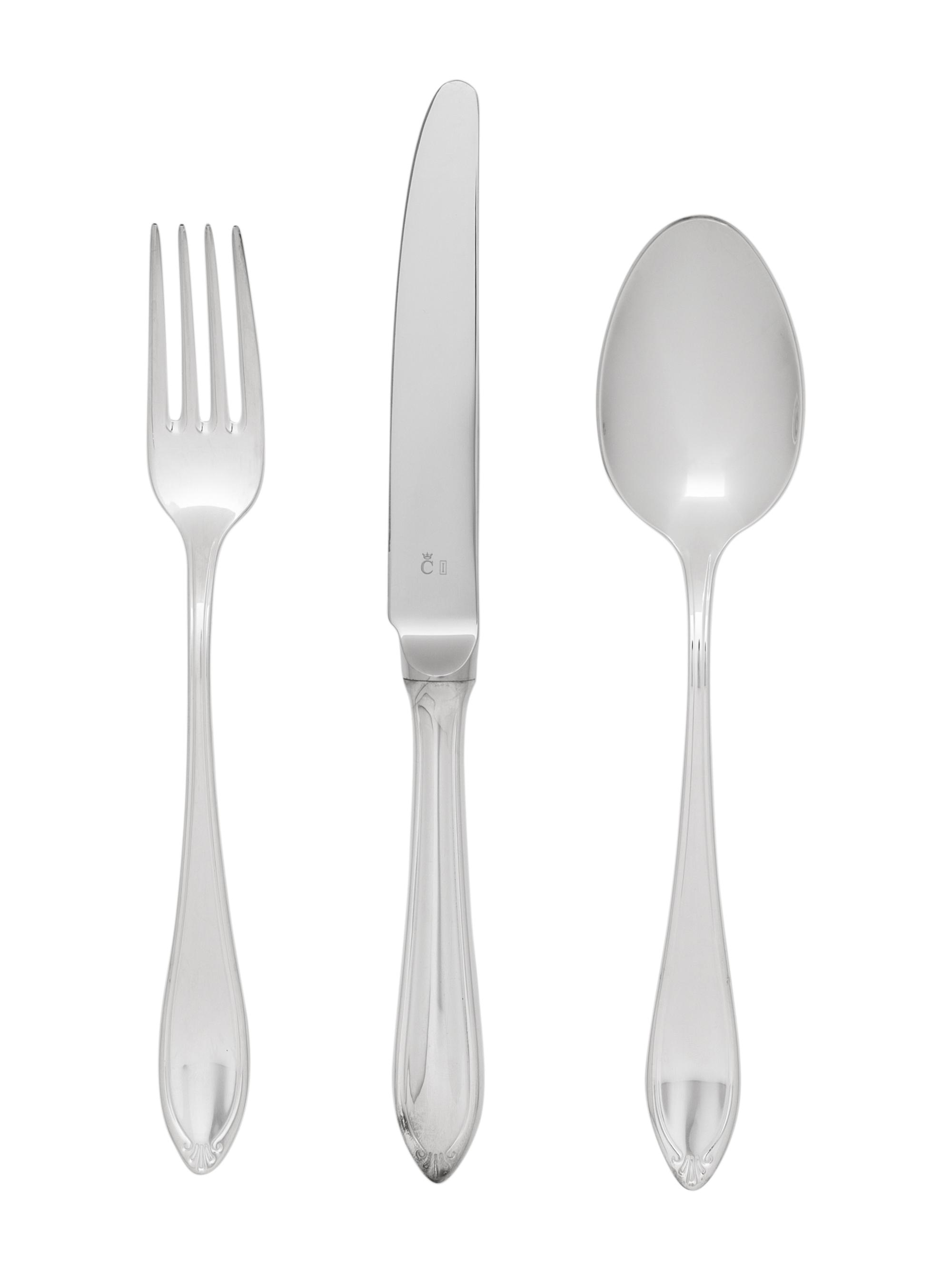 A Christofle Silver-Plate Flatware Service