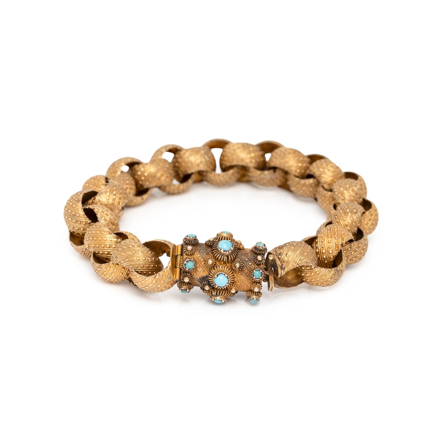 GEORGIAN, YELLOW GOLD BRACELET