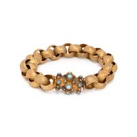 GEORGIAN, YELLOW GOLD BRACELET