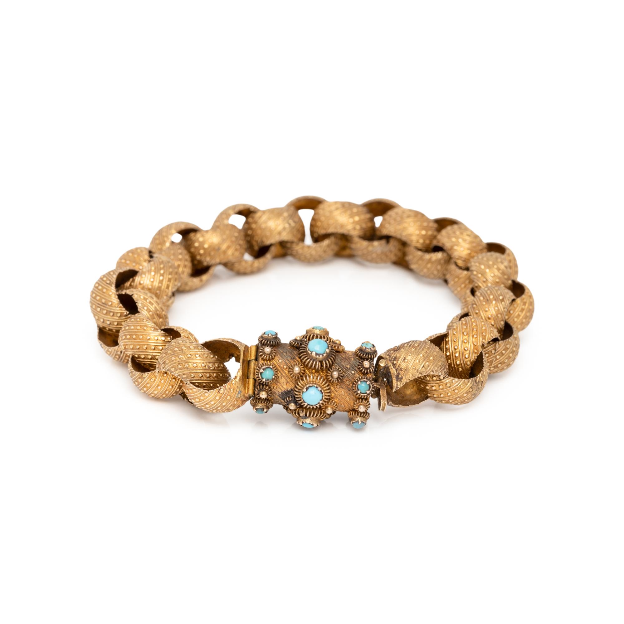 GEORGIAN, YELLOW GOLD BRACELET