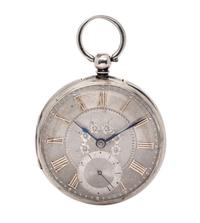 A Sterling Silver Open Face Pocket Watch, John Harris,