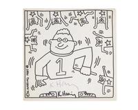 Haring, Keith. Signed Coloring Book