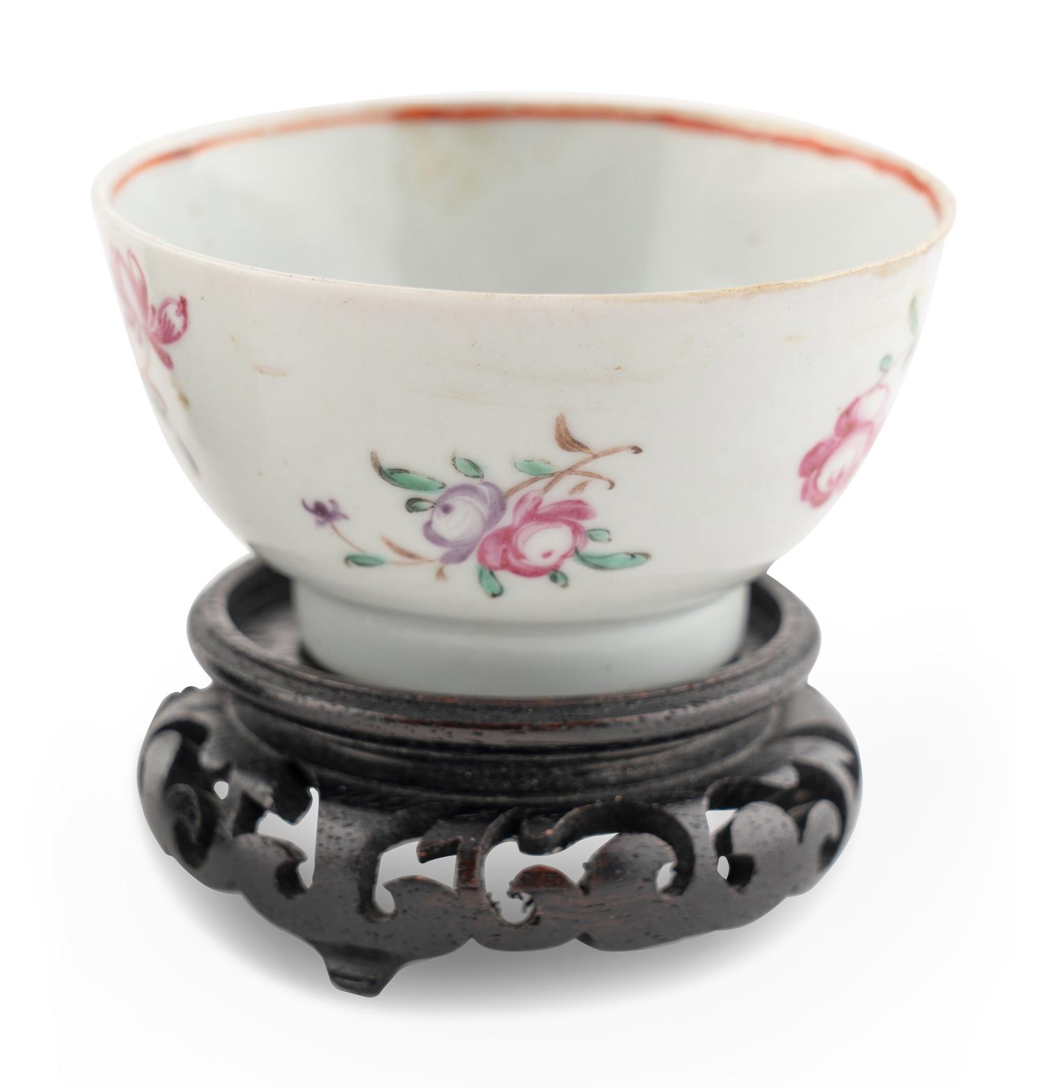 Three Chinese Export Porcelain Cups