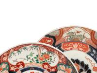 39 Japanese Imari and Kutani Porcelain Bowls, Plates, and Chargers