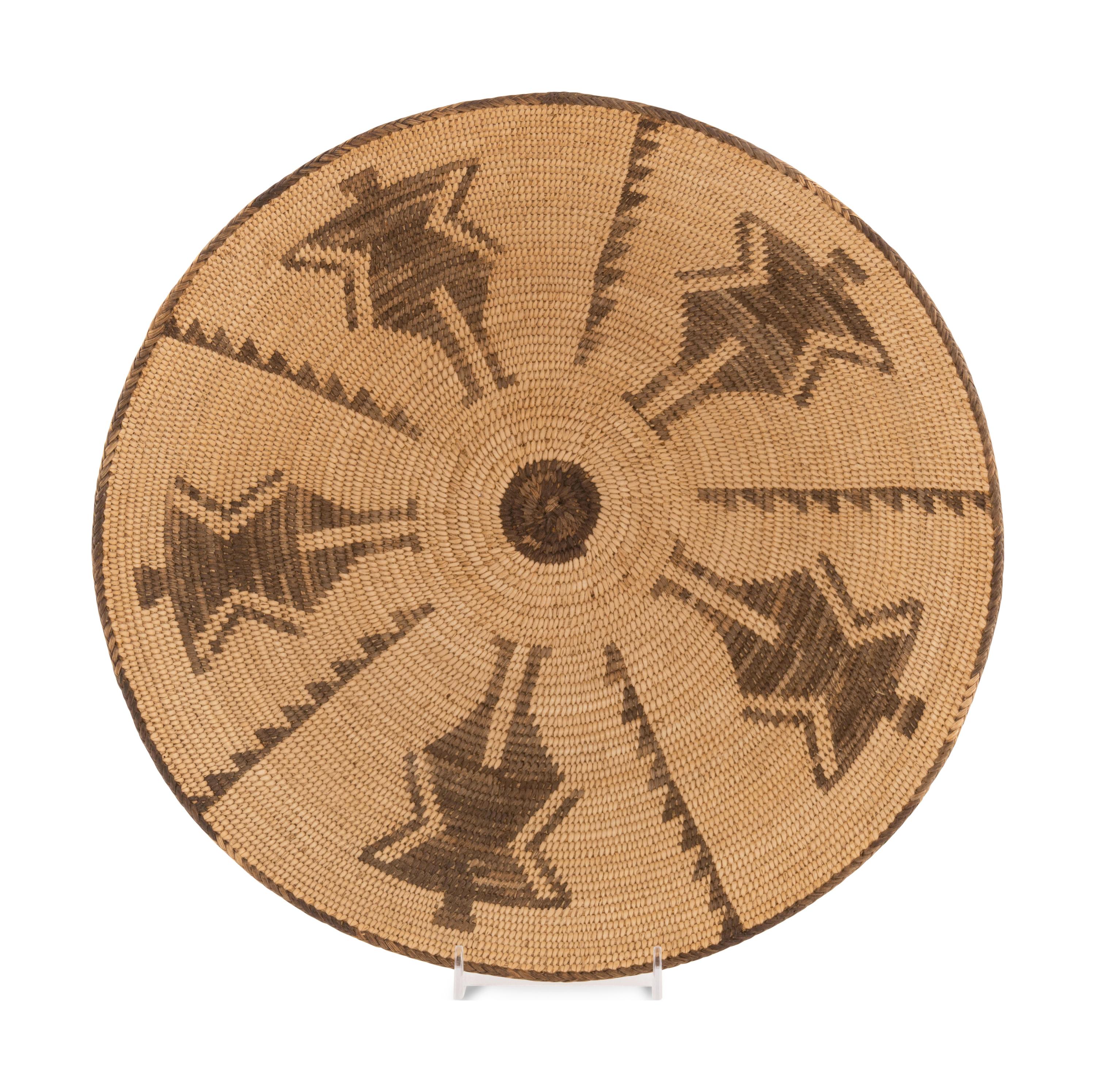 Akimel O'odham Figural Basket