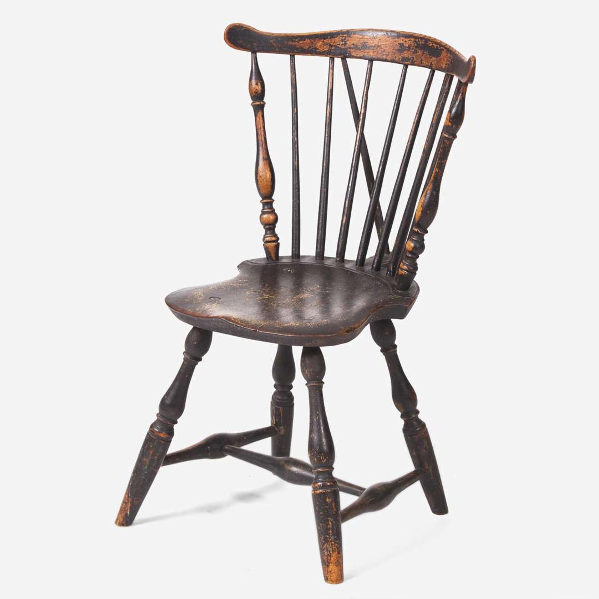 A child's Windsor side chair late 18th century