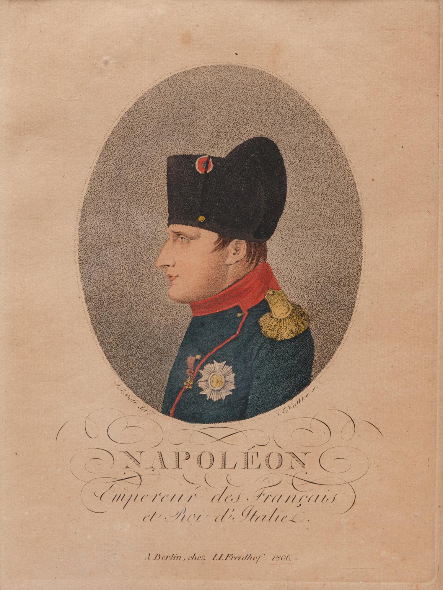 A Group of Three Drawings and One Engraving