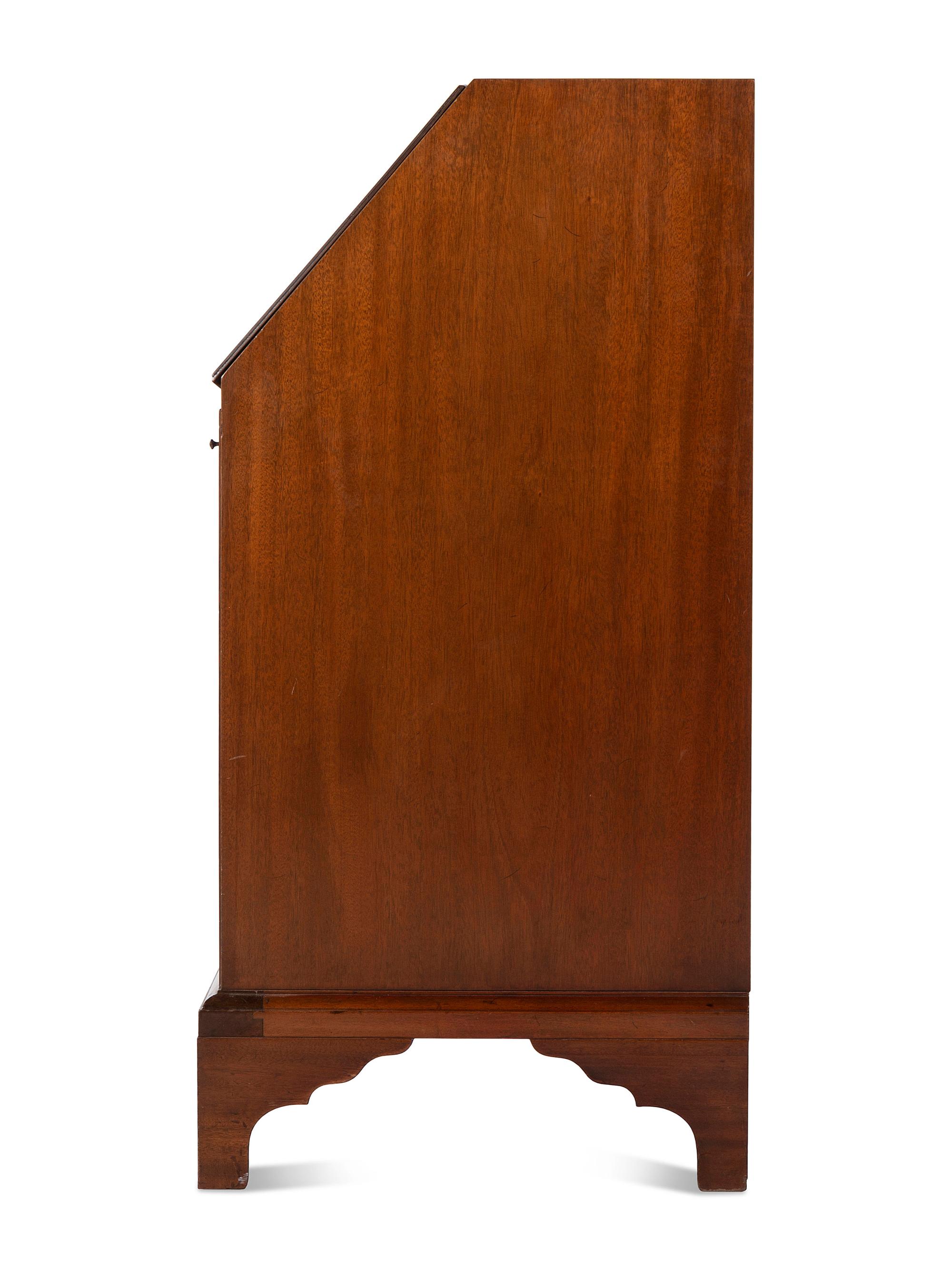 A Federal Style Inlaid Mahogany Slant Front Desk