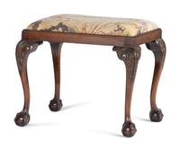 A George III Style Mahogany Stool