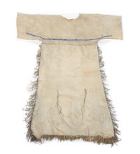 A Cheyenne Beaded Leather Dress Length 54 1/2 inches.