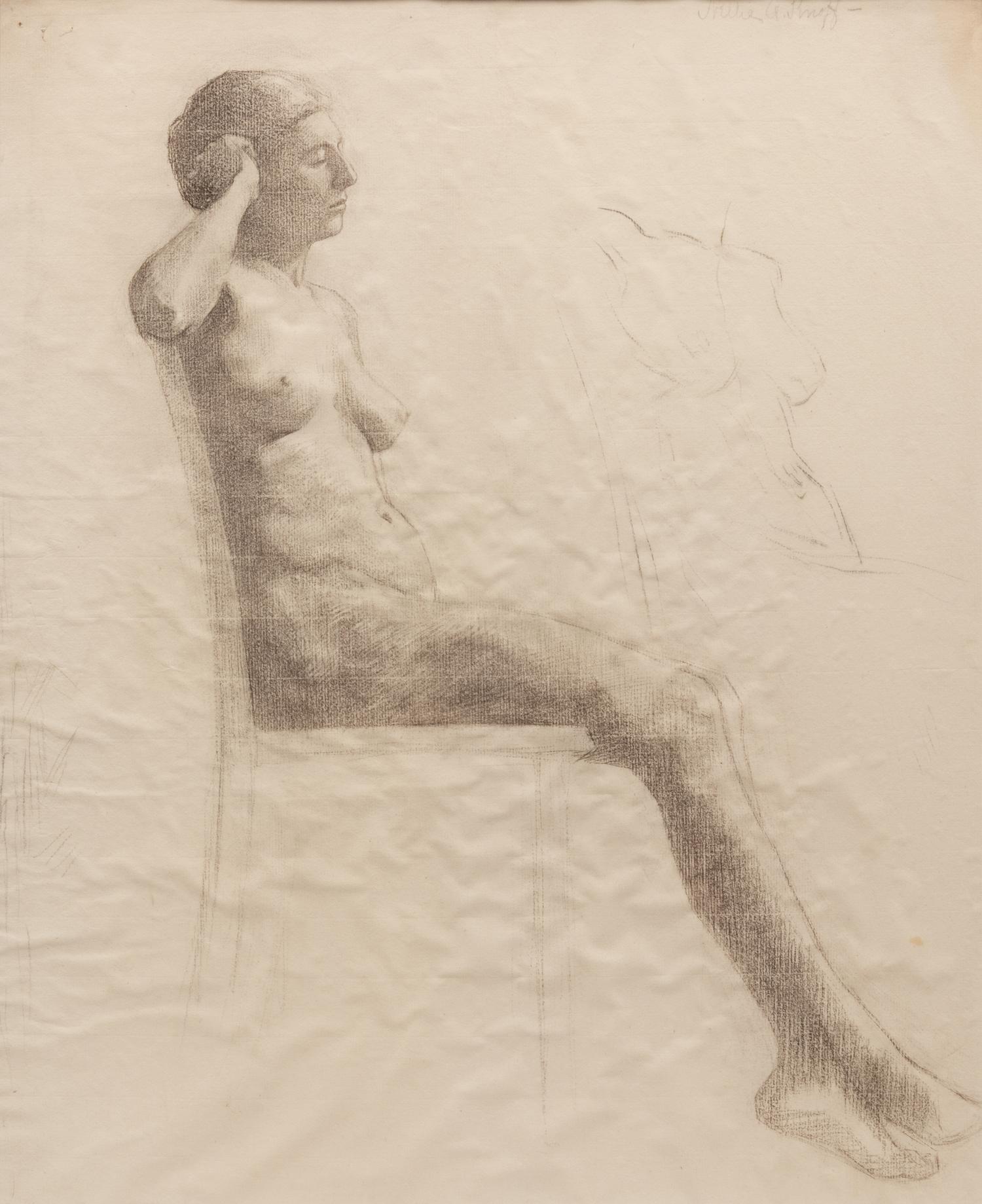 Nude Figures (a pair of works)