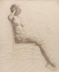 Nude Figures (a pair of works)