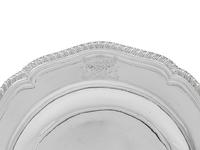 A Pair of George III Silver Soup Plates