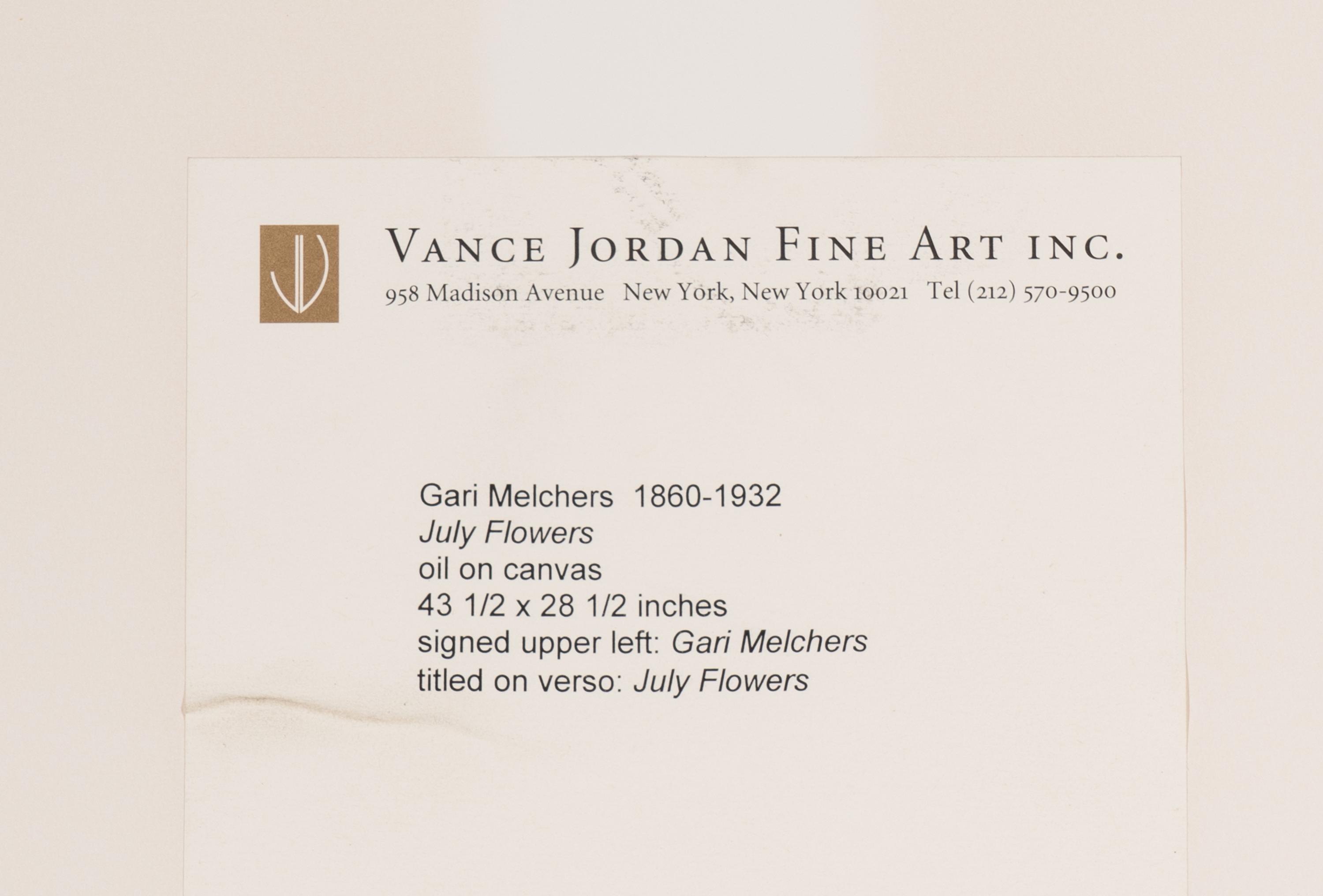 July Flowers , 1925-1932