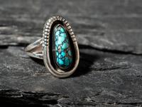 Silver and Turquoise Ring
