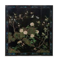 A Chinese Coromandel Four-Panel Screen — 20TH CENTURY